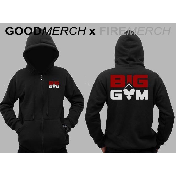 Jaket Pria Byg Gym Sweater Distro Polos