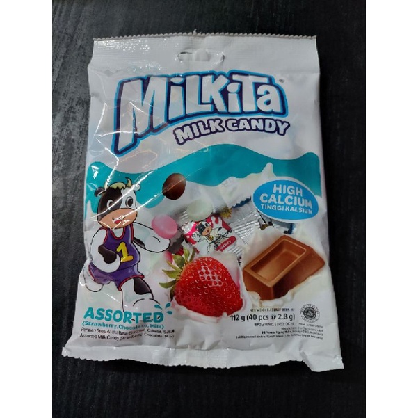 Milkita Candy Assorted bag 112gr atau 40 pcs