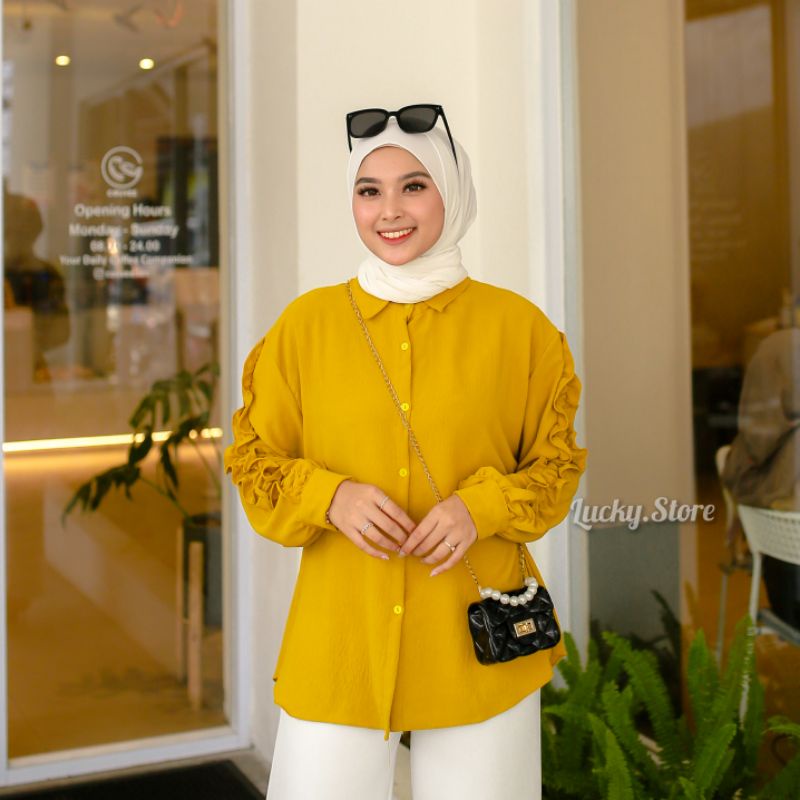 KIMBERLY BLOUSE CRINKLE