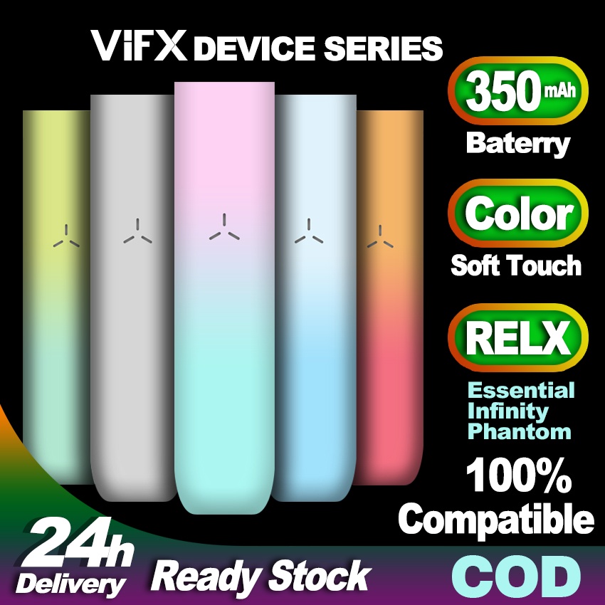 ViFX Compatible 100% RELX Infinity Essential Phantom device kit (6 Colors) Vape kit