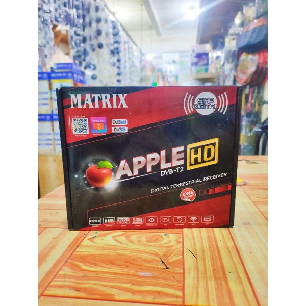 MATRIX Apple merah DVB T2 DVB C