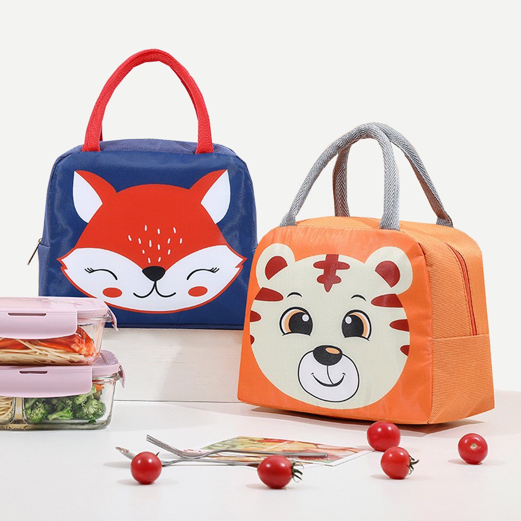 INFY - Tas Bekal Karakter Lunch Bag Cooler Makanan Anak Tas Lunch Box Karakter Murah Import R142 R807