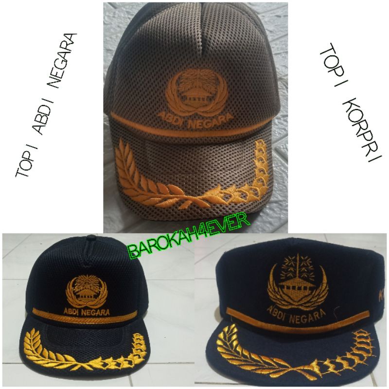 Topi Abdi Negara Topi ASN Topi Pegawai Negeri Topi KORPRI