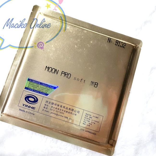 Yinhe Moon Pro ~ Karet Bet Pingpong Tenis Meja Yinhe Moon Pro - Hitam, Soft