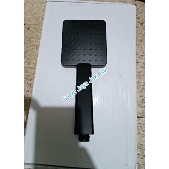 Kepala Hand shower hitam / Kepala shower hitam kotak