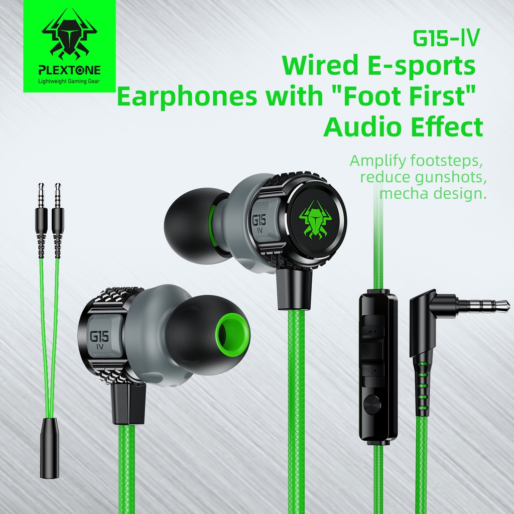 Earphone Gaming Plextone G15 Game Handsfree