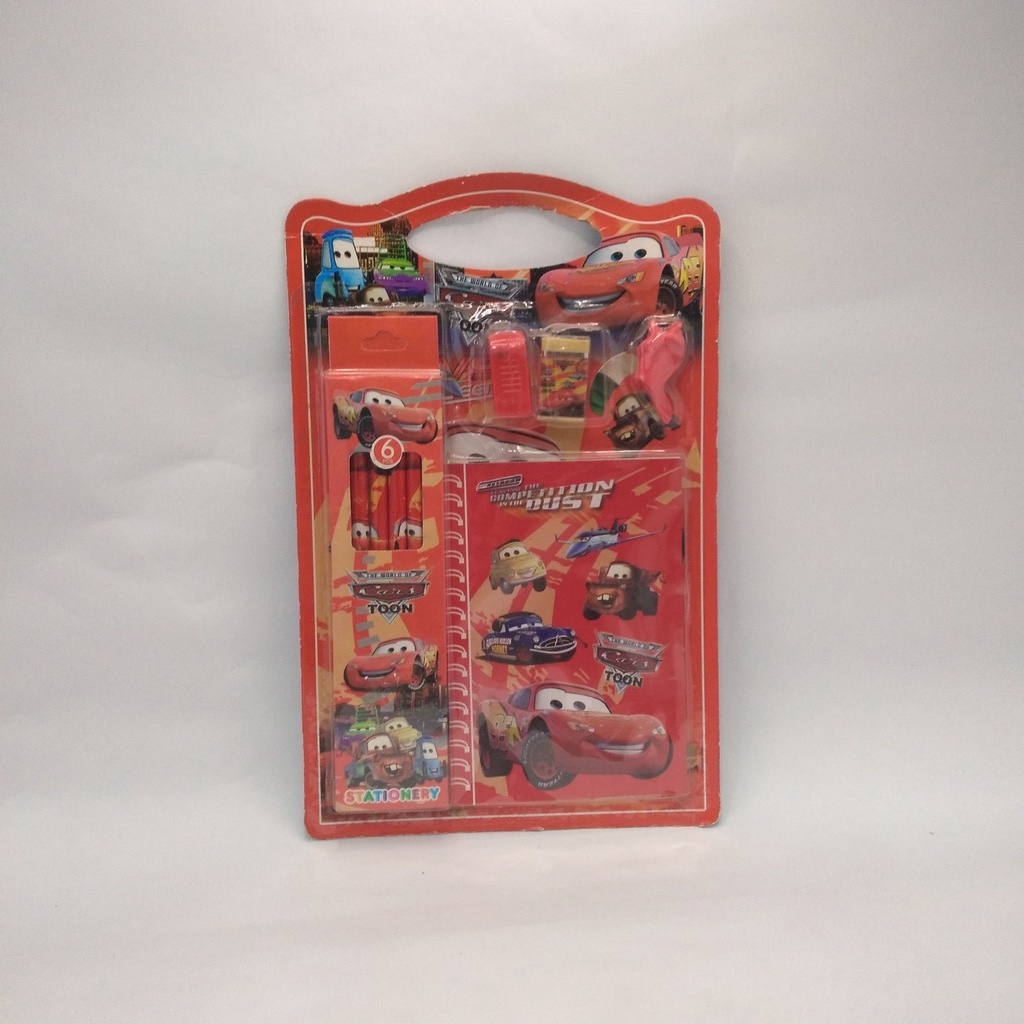 

STATIONERY SET/ SET ALAT TULIS 5 IN 1 CARS