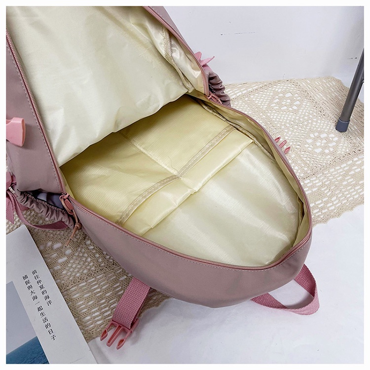 Tas Ransel Wanita Kuliah Santai Sekolah muat laptop boneka cute import kualitas bagus cewek perempuan cewe tas ransel laptop kuliah santai jalan jalan lucu cute korea dekorasi boneka lucu Study Laptop Backpack Boys Girls School Books Bags For Teen