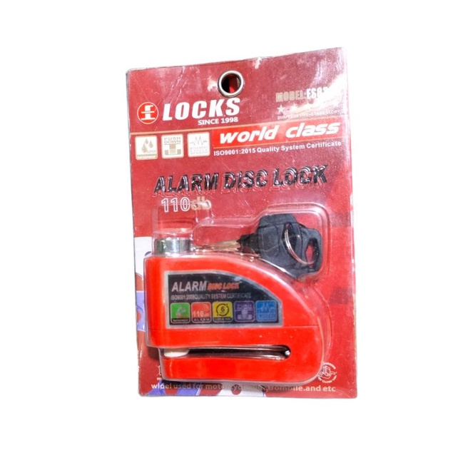 Alarm Disc Lock Gembok Kunci Alarm Gembok Motor Adv Pcx Vario160. Aerok Nmax dll Anti Maling