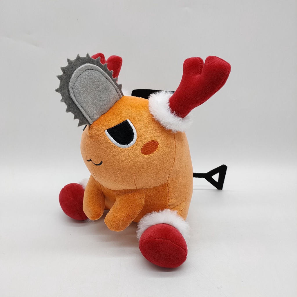 Bpa-free Man Pochita Plush Toy Stuffed Xmas Boneka Hadiah Ulang Tahun Anak