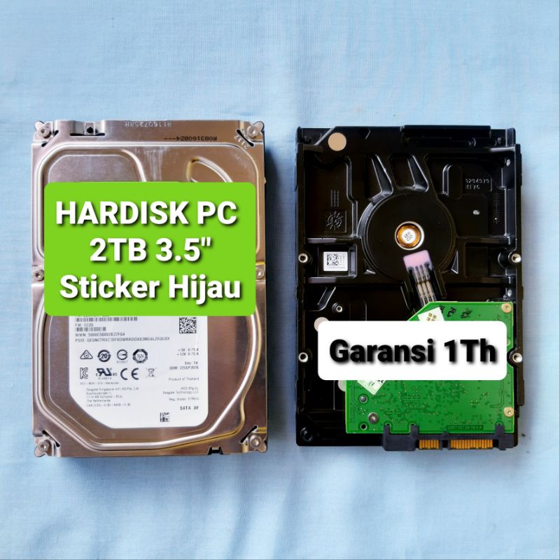 HARDISK PC 2TB 3.5&quot; SATA II - HARD DISK 2 TB SATA - HARDISK KOMPUTER 2000GB UKURAN 3.5&quot; SATA II