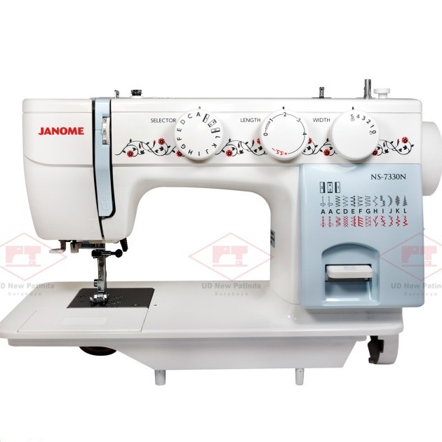 Mesin Jahit Janome NS 7330N komplit set