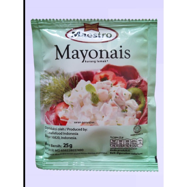 

mayonais / mayonase / mayones 25gr sachet