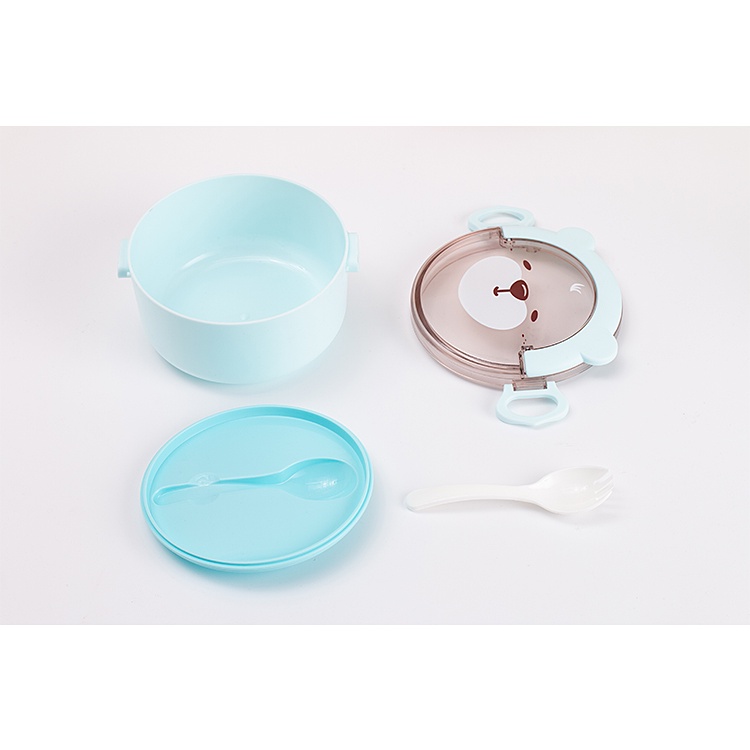 Lunch Box Anak 2 Tingkat Karakter Beruang Kotak Makan Lucu missshop