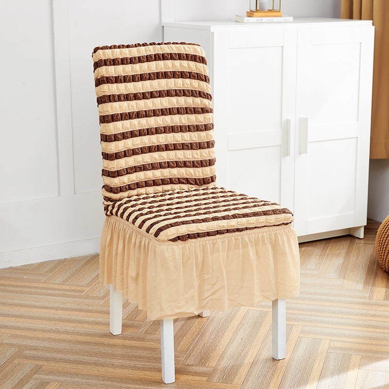 ETFELICEL Luxury Chair Cover / Penutup Alas Sarung Kursi Elastis Scretch Tebal Mewah Renda Abstract