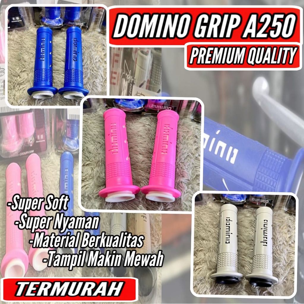 handgrip handfat supersoft pink,biru,abu domino italy hangrip kaze jalu stang sarung gas handgrip domino Spion pcx tameng airblade hugger airblade jalu stang pcx