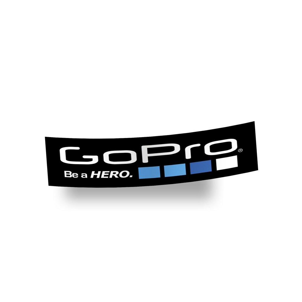 Z165 | Sticker Cutting Logo GoPro Ohlins Ipone ProStreet HRC Showa Body Motor Mobil Waterproof