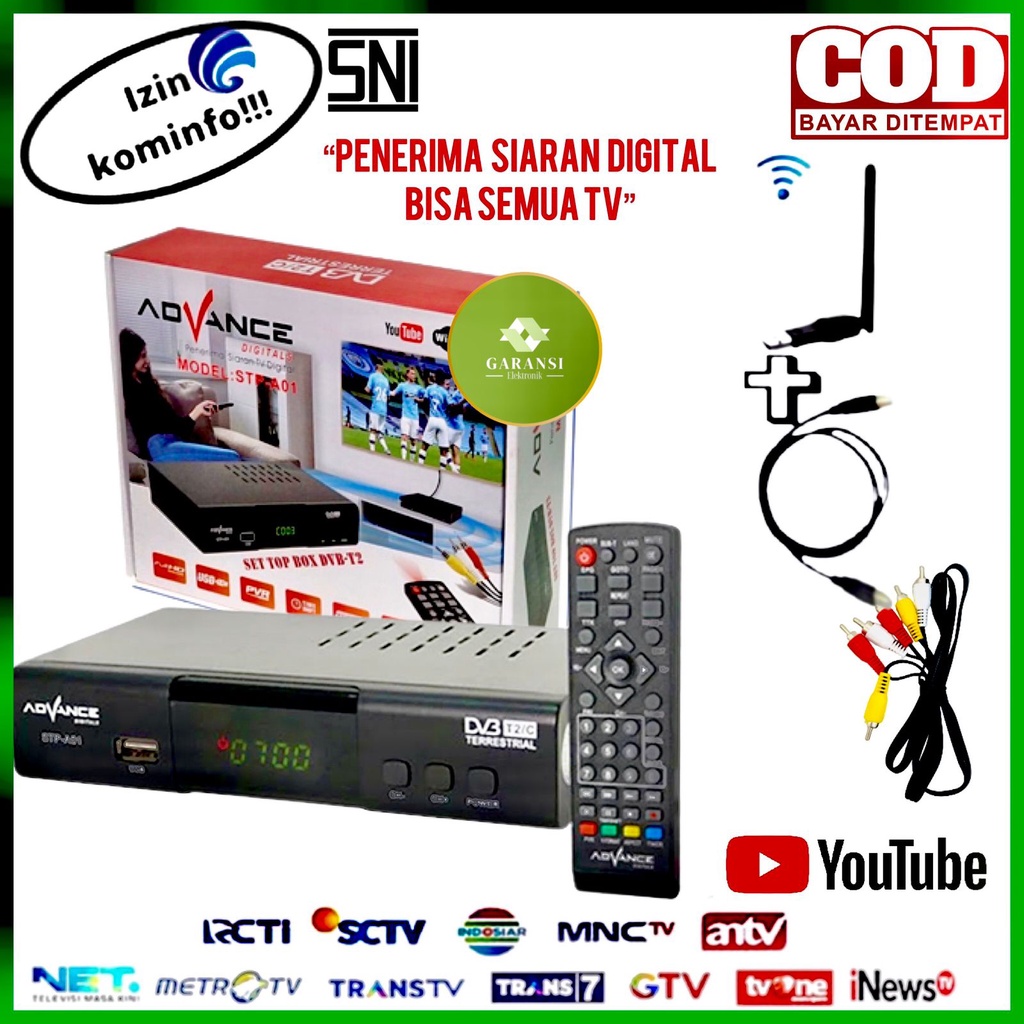 SET TOP BOX ADVANCE FREE BATRE!!/set top box buat tv tabung/set top box buat tv  led/set top box tv digital/ set top box murah/set top box bagus.