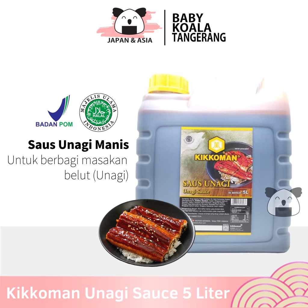 

KIKKOMAN Unagi Sauce Ikan Bakar 5 Liter Halal.
