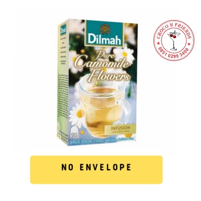 

TERMURAH Teh Dilmah No Envelope 20 sachet Chamomile /TEH DIET/TEH PELANGSING/TEH HIJAU/TEH JATI