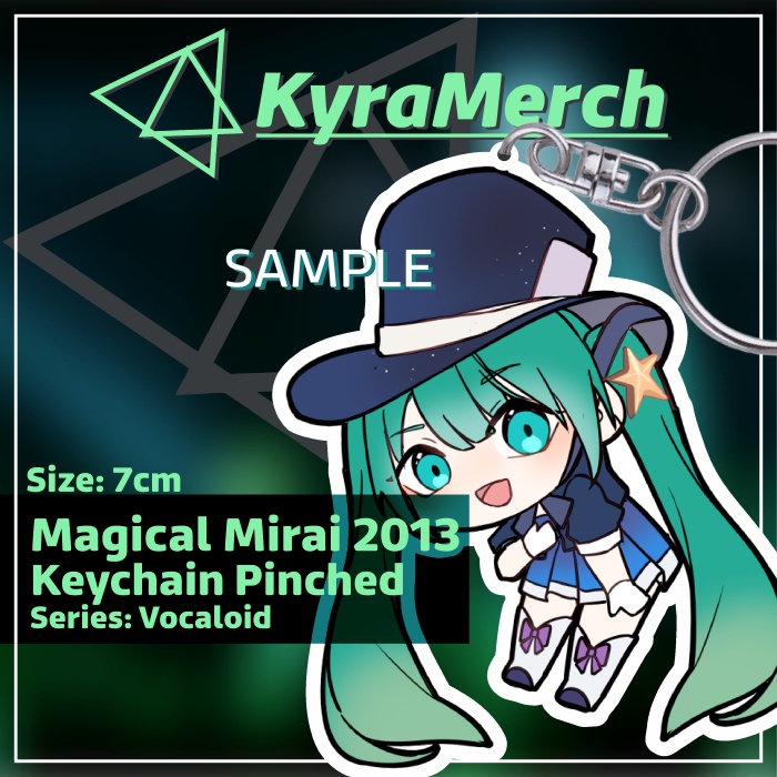 Keychain Pinched Hatsune Miku Magical Mirai 2013
 | KyraMerch Anime Fanmerch Dealer