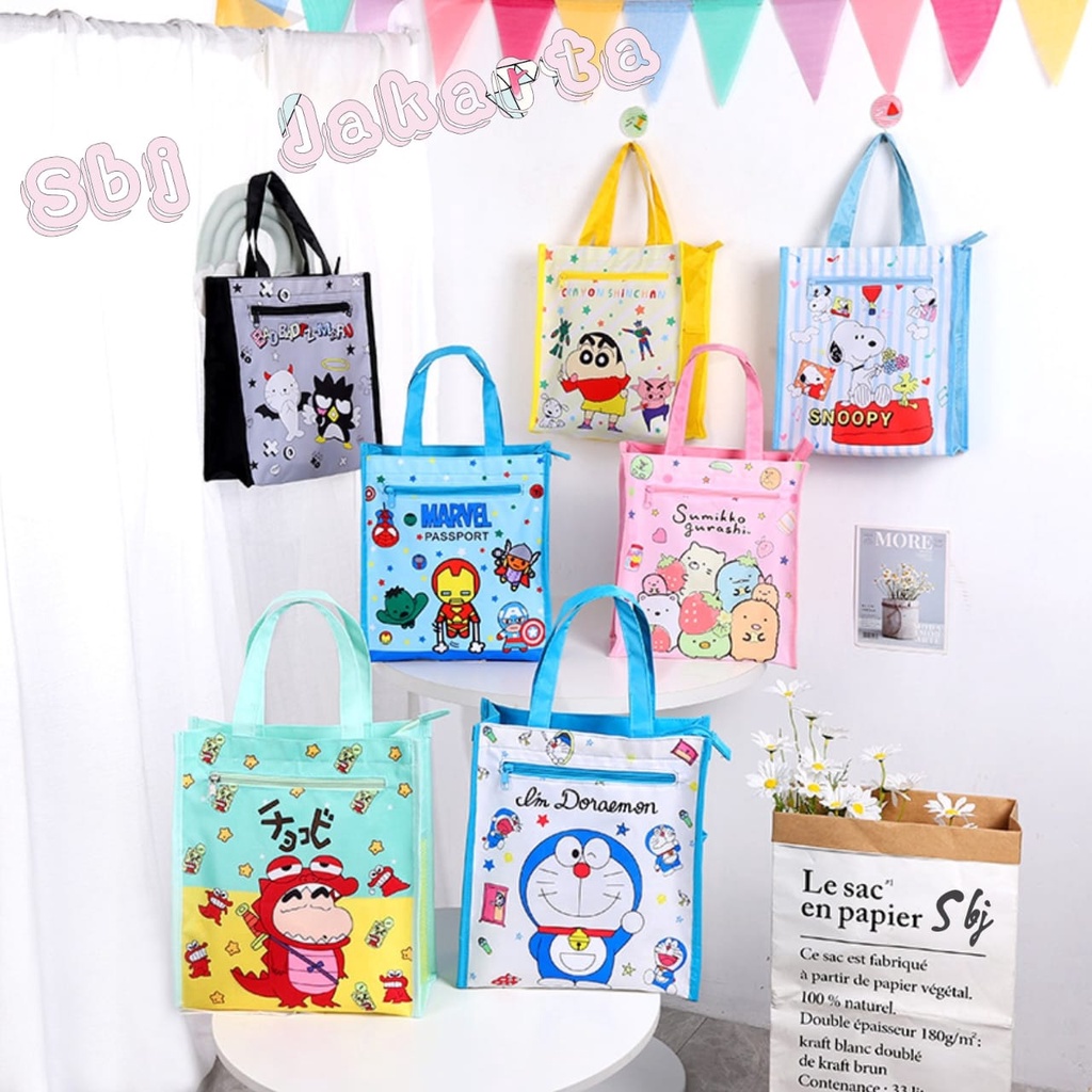 Tas Belajar Tas sekolah Tas Kursus anak Tote Bag MESSENGER BAG sanrio