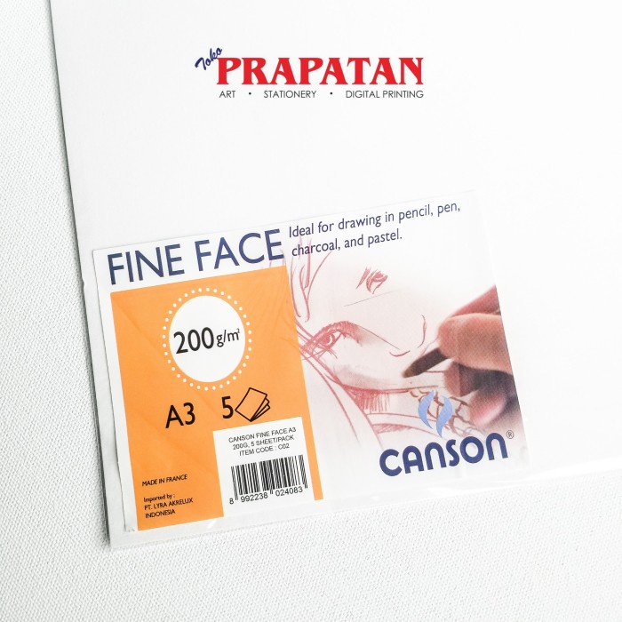

Buku Gambar Canson Fine Face A3 (200 Gsm)