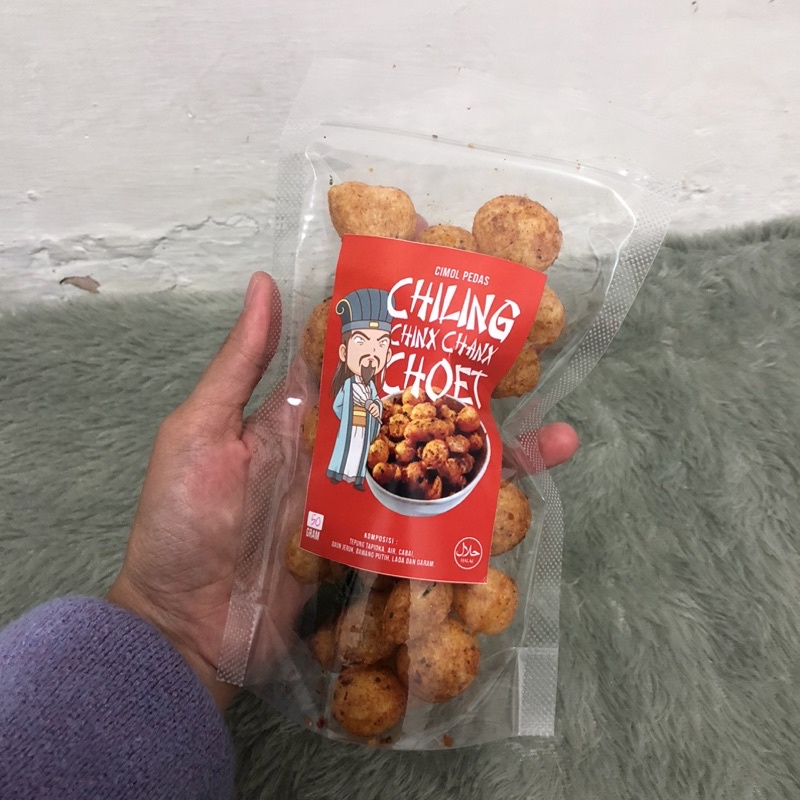 

cimol crispy pedas daun jeruk netto 50grm