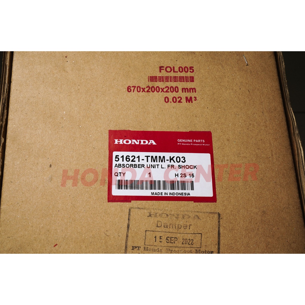 shockbreker shockbreaker shock absorber skop skok depan kiri kanan honda crv turbo 2018 2019 2021 2022 2023