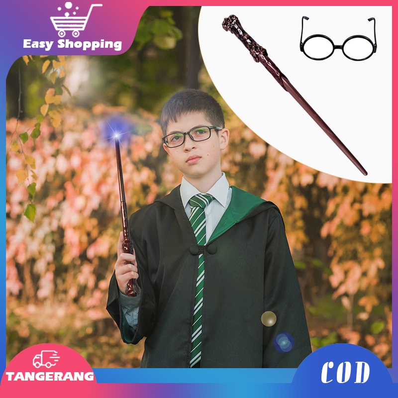 Tongkat Harry Potter/Replika Wand Dengan Lampu/Harry Potter Magic Wand/Tongkat Sihir Replika