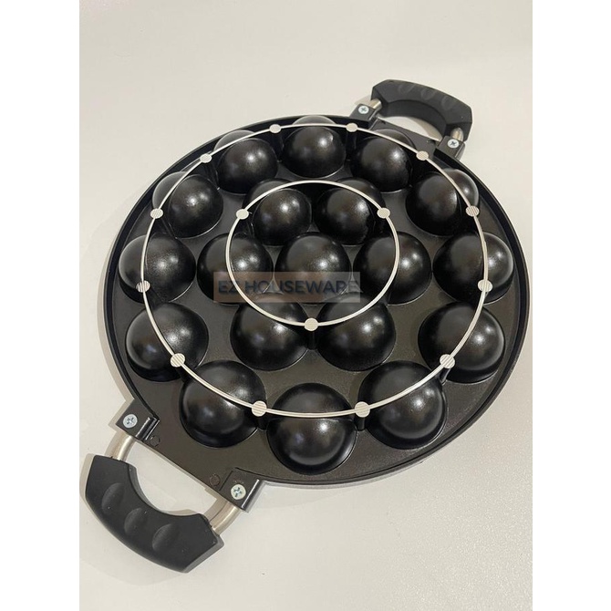 Cetakan Takoyaki 19 Lubang Cekung Happy Call Anti Lengket Teflon