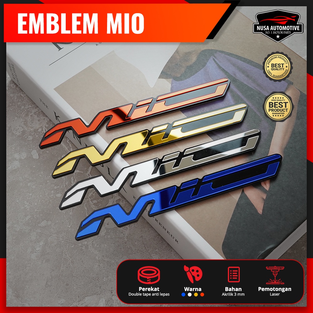 Jual Emblem Mio Logo Mio Timbul D Emblem Yamaha Mio Dan Yamaha Mio