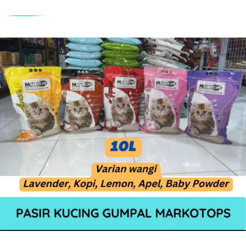 Pasir Markotops 10L All Variant / Pasir Wangi Gumpal Markotop 10L