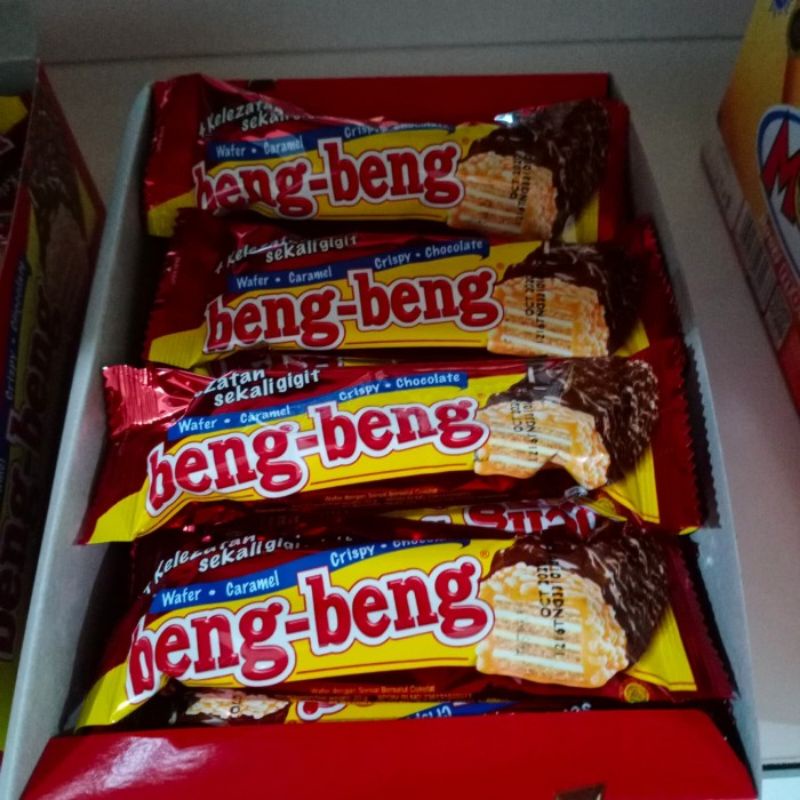 

Beng-Beng wafer caramel coklat 1 box (isi 17bks@25gr)