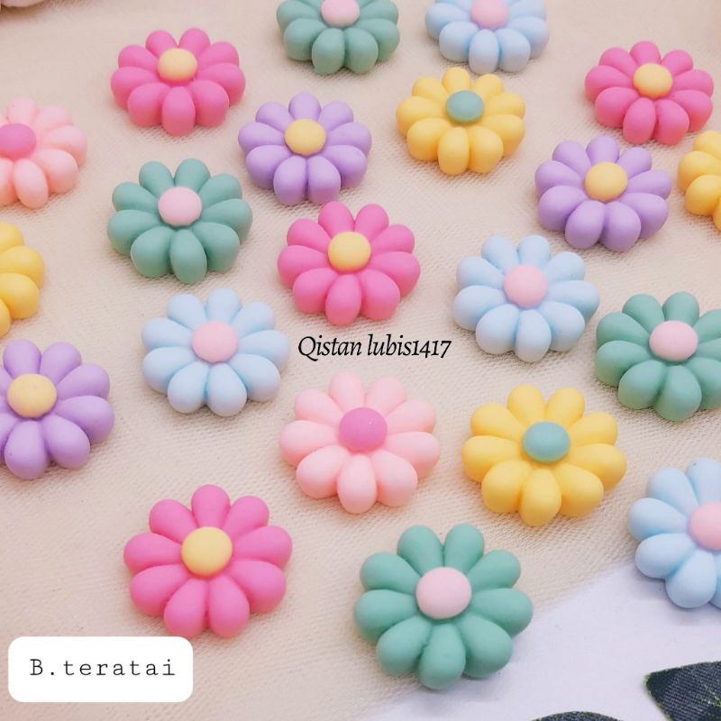 Clay boming flower &amp; Bunga Teratai Pastel