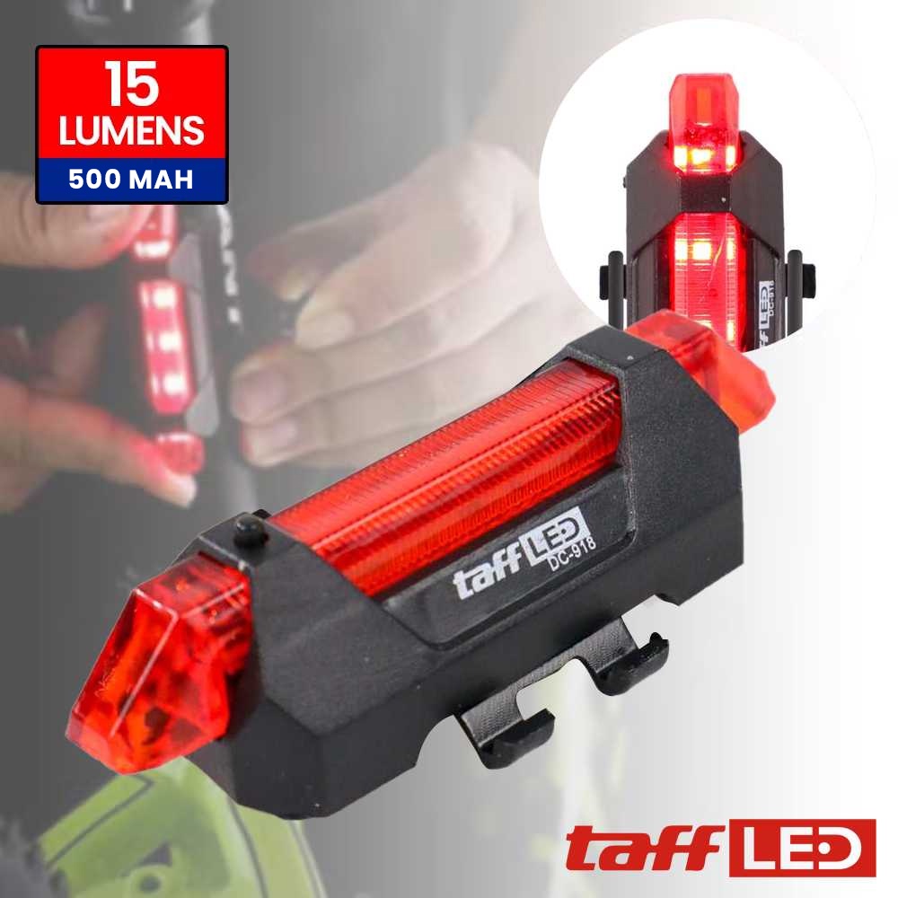 Lampu Sepeda 5 LED OMRSBCRE Taillight Rechargeable - Red