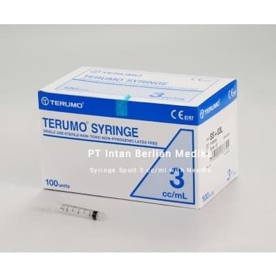 Syringe 3cc Terumo / Spuit Terumo 3ml Pcs