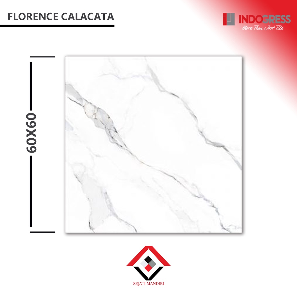 granit 60x60 - motif marmer - indogress florence calacata