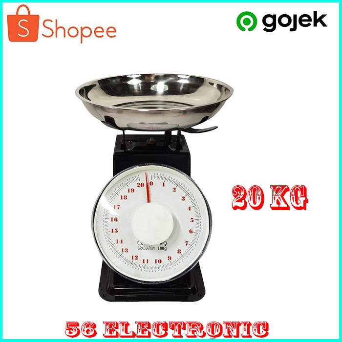 Timbangan Duduk Timbangan Buah 20 Kg Crown