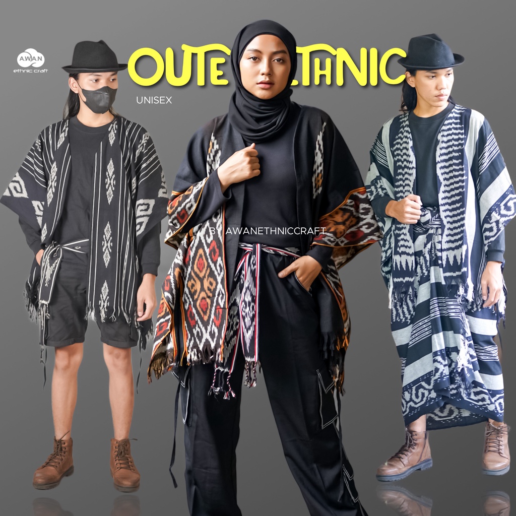 ADITI Outer Tenun Etnik Unisex by Awanethniccraft