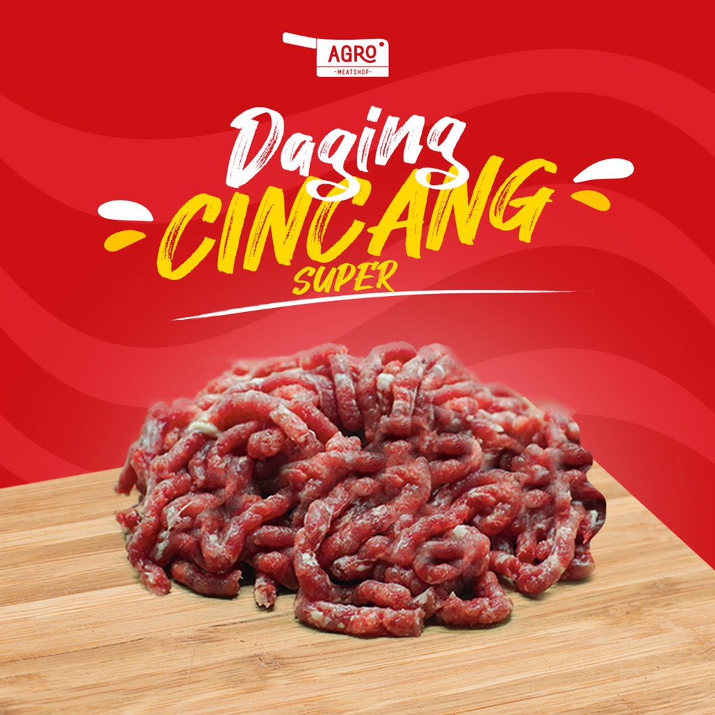 Jual Daging Cincang Sapi Super Minced Beef Cincang Rendah Lemak