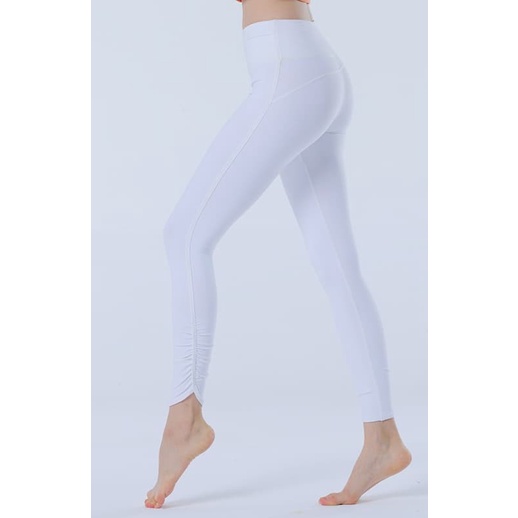 Legging Celana Olahraga / Celana Senam Zumba / Legging Yoga 6635 Putih
