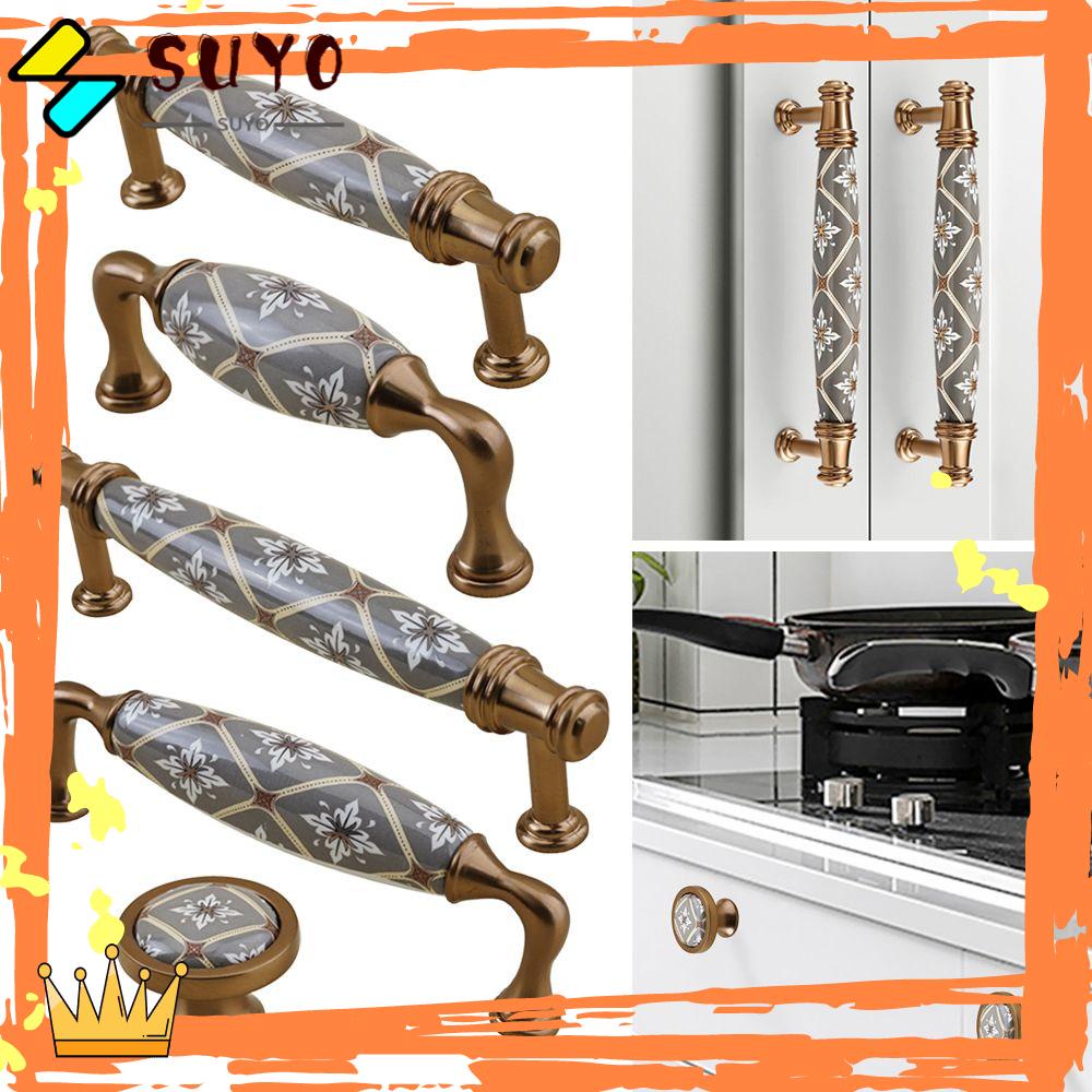 Suyo Handle / Tarikan Pintu Lemari / Laci Bahan Keramik