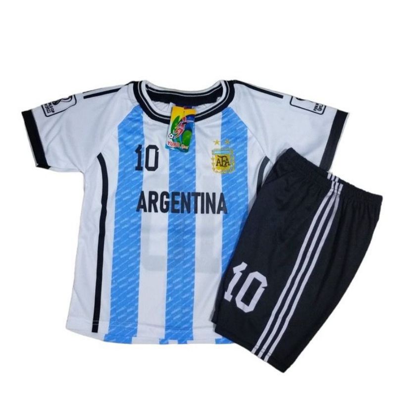 Jersey kids Argentina blue messi piala dunia anak world cup 2022