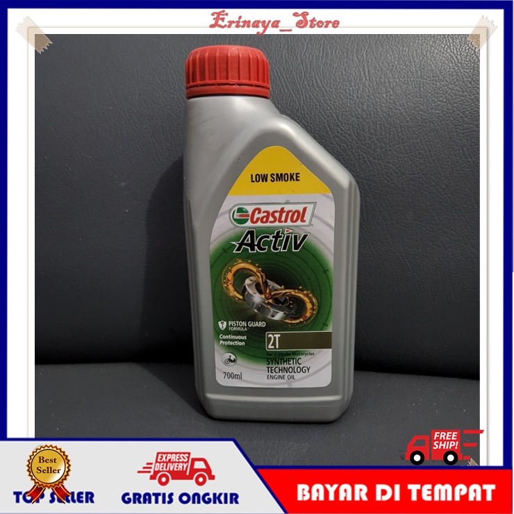 Oli Samping Castrol Activ 2T Motor RxKing Rx King Ninja R F1 Low Smoke 0.7L 700ml