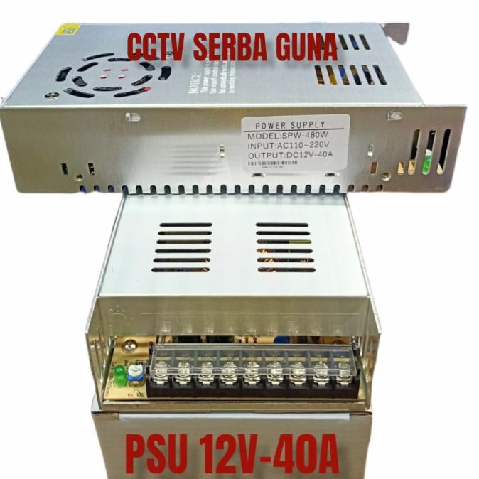 Power Supply 12V 40A Power Supply Switching 12 Volt 40 Amper Murni