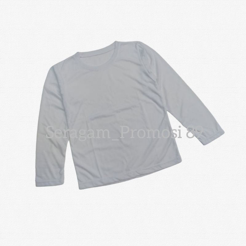 KAOS POLOS ANAK LENGAN PANJANG COTTON  BAJU KAOS ANAK UMUR 2TAHUN - 11 TAHUN KAOS TSHIRT LENGAN PANJANG