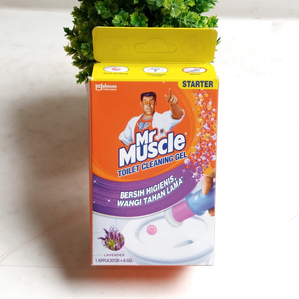 Jual Mr. Muscle Toilet Cleaning Gel Starter Lavender 36 ml Shopee