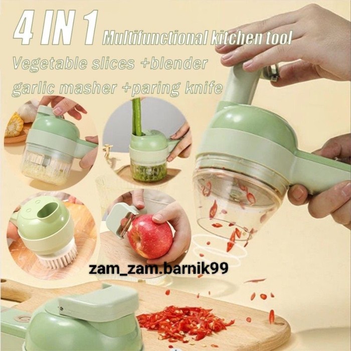 Food Chopper 4 in 1 usb / alat pemotong sayuran