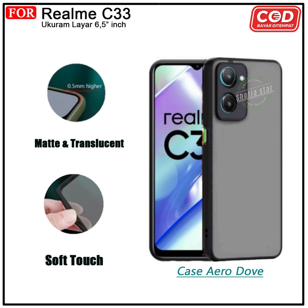 CASE ARMOR REALME C33 C35 NARZO 50I PRIME SOFTCASE AERO PREMIUM PROTECT CAMERA